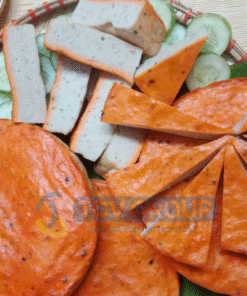 Chả cua tròn gói nguyên miếng