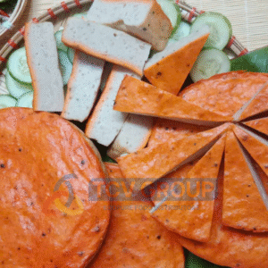 Chả cua tròn gói nguyên miếng