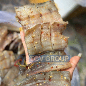 Khô cá lóc phi lê miếng tươi, thấm đều gia vị, chuẩn vị miền Tây.