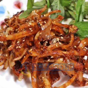 mực khô chiên bơ tỏi