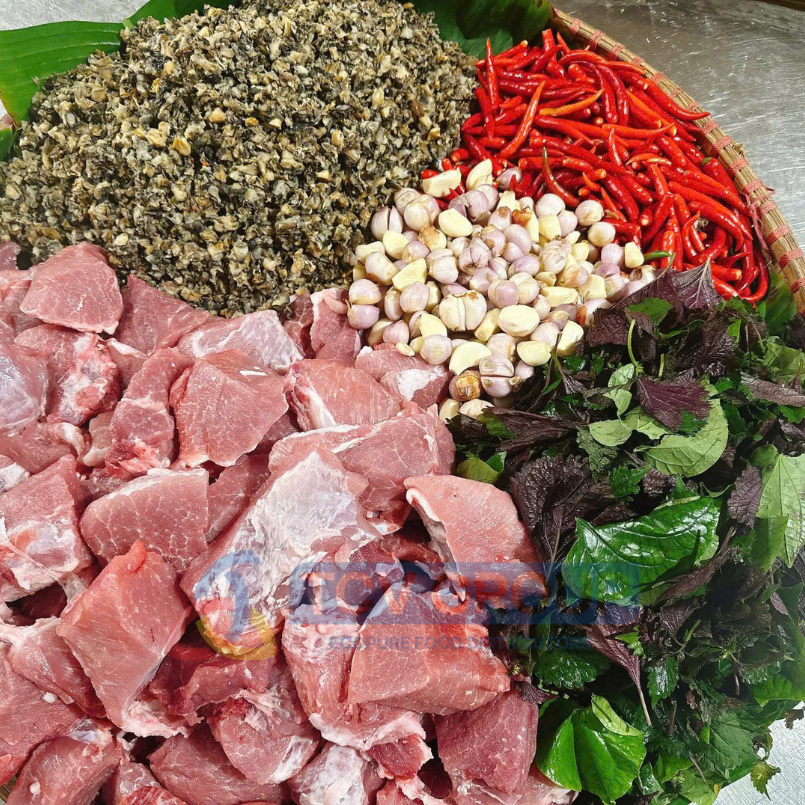 Nguyên liệu làm chả ốc miếng ngon TCV Group