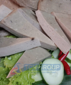 cận cảnh miếng chả cá hấp