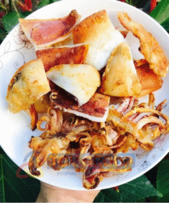 Mực trứng size trung chiên giòn