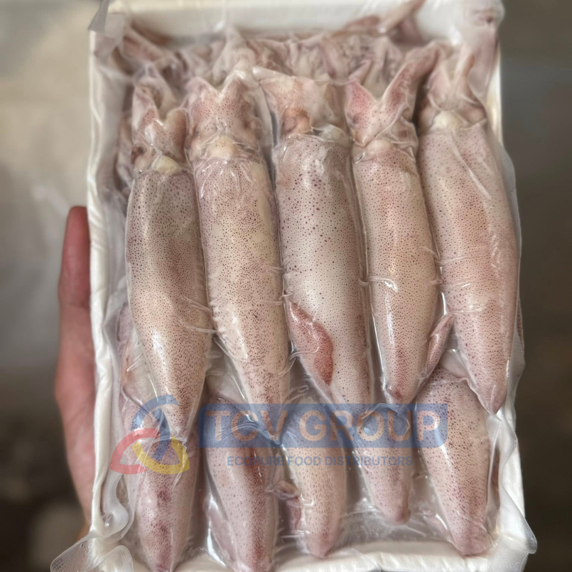 Mực hấp thuyền tươi đóng gói