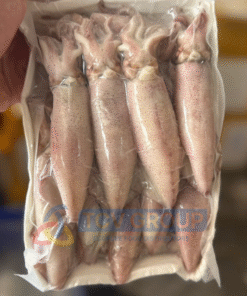 Mực hấp thuyền đóng khay hút chân không