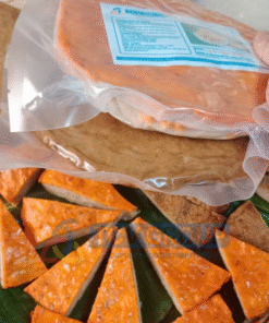 Bao bì chả cua và chả cá chiên hút chân không của TCV Group cùng sản phẩm đã chế biến