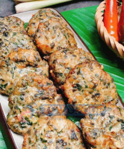 Chả ốc miếng đã chiên vàng thơm TCV Group món ăn Việt