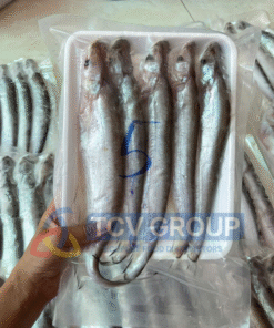 Năm con cá khô đóng gói trên khay xốp